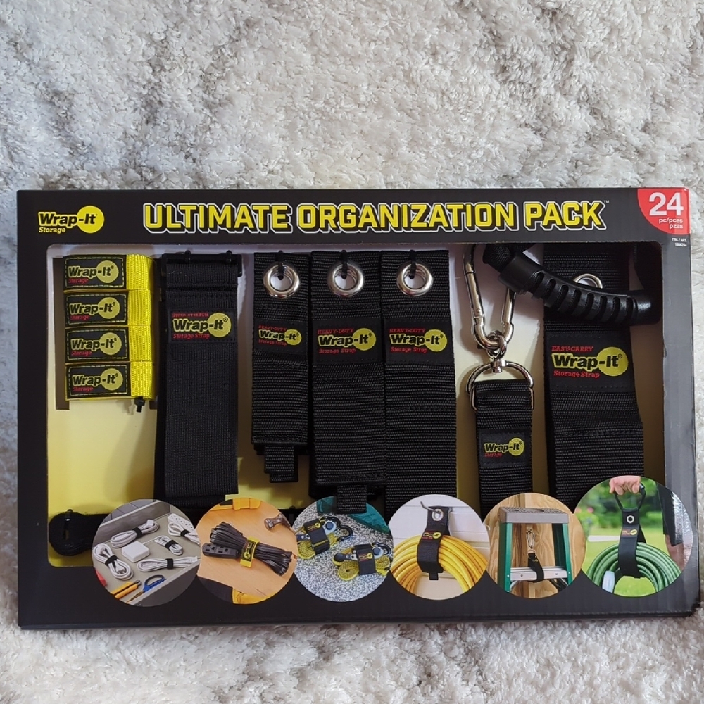 Wrap-It Storage, Ultimate Organization Pack, 24 Pcs, NIB